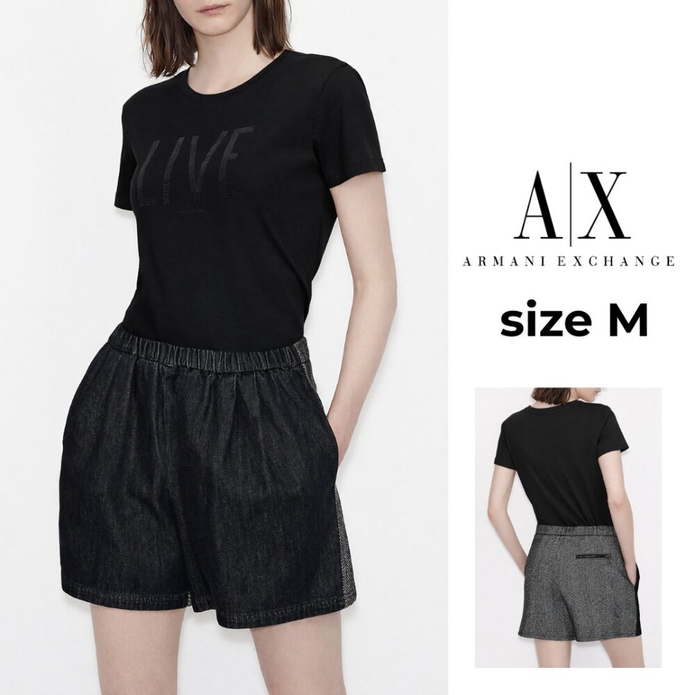 Armani Exchange Black Live Tee